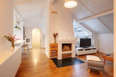 阁楼公寓，氛围独特