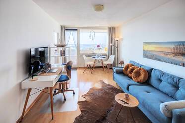 采光充足的一室公寓，坐拥全景视野