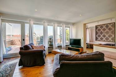 布置精美的 屋顶露台公寓 在 Lehel