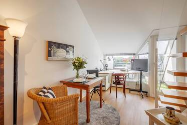 布置非常精美的 屋顶露台公寓 在 Maxvorstadt