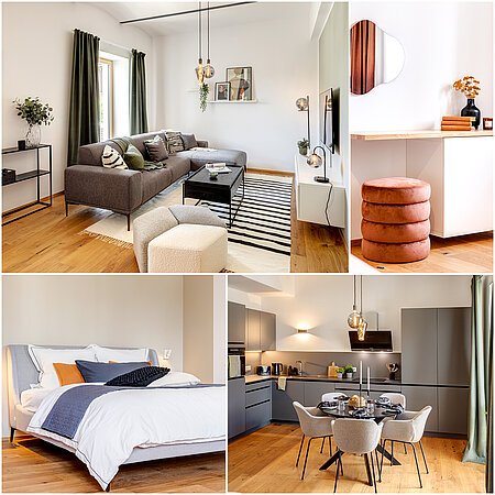 ID 12968: 带家具的美丽露台公寓