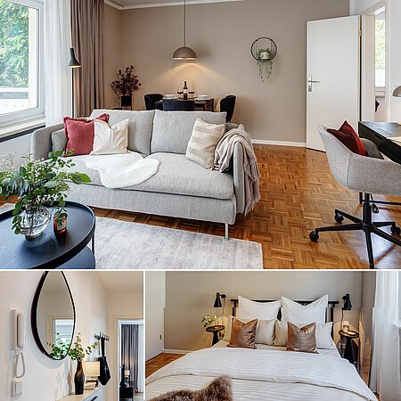 ID 7233: 舒适的两室临时公寓